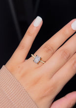 Load image into Gallery viewer, 2ct Mini Gold Nova Ring (925 Sterling Silver)