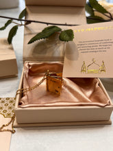 Load image into Gallery viewer, Mosque Quran Quotes Book Necklace