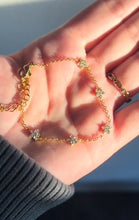 Load image into Gallery viewer, 18k Gold Forever Flower Bracelet (Watersafe)