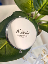 Load image into Gallery viewer, Personalised Compact Mirror