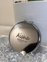 Load image into Gallery viewer, Personalised Compact Mirror