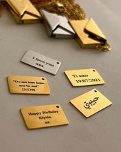 Load image into Gallery viewer, Envelope Message Necklace