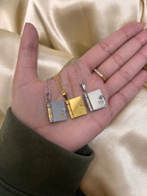 Load image into Gallery viewer, Mosque Quran Quotes Book Necklace