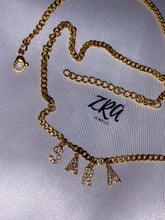 Load image into Gallery viewer, Luxe Diamanté Name Necklace