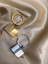 Load image into Gallery viewer, Book Keychain - Any Message Inside