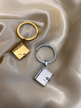 Load image into Gallery viewer, Book Keychain - Any Message Inside