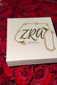 ZRA Golden Satin Gift Box