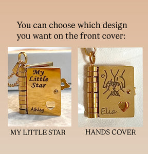 My Little Star Book Necklace