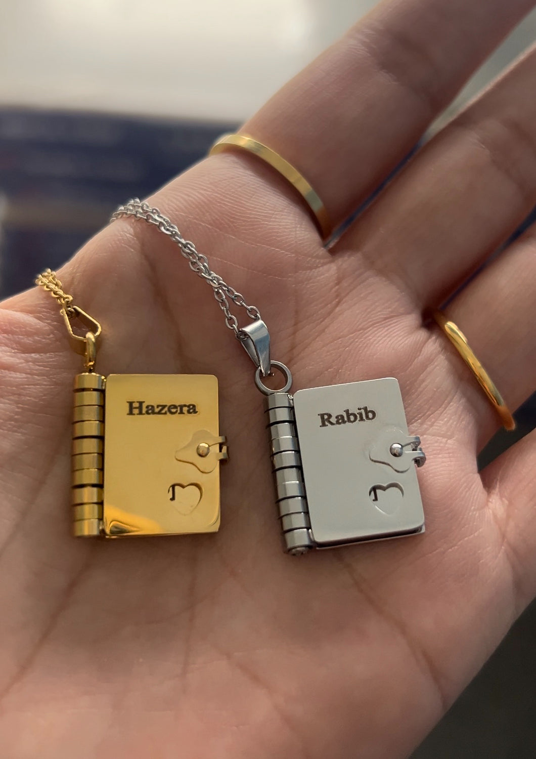 Quran Quotes Book Necklace