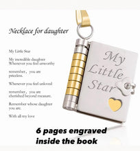 Load image into Gallery viewer, My Little Star Book Necklace
