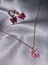 Load image into Gallery viewer, Dainty Butterfly Necklace &amp; Earrings
