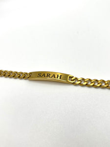 Cuban Bar Bracelet