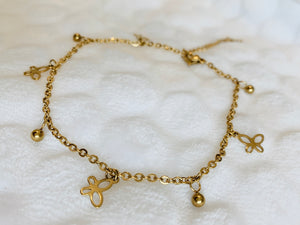 Dainty Butterfly Anklet