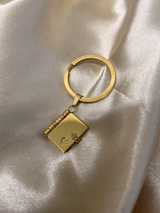Book Keychain - Any Message Inside