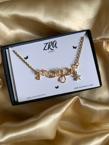 Deluxe Gold Name Necklace