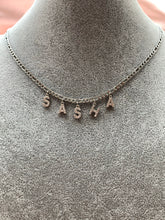 Load image into Gallery viewer, Silver Luxe Diamanté Name Necklace
