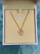 Load image into Gallery viewer, Crystal Butterfly Necklace
