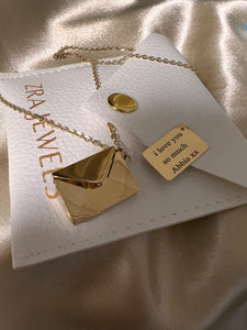 Envelope Message Necklace