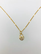 Load image into Gallery viewer, Lola Lock Necklace *18k Gold Plated
