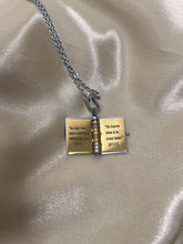 Load image into Gallery viewer, Quran Quotes Book Necklace

