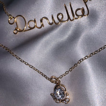 Load image into Gallery viewer, Golden Diamond &amp; Name Necklace
