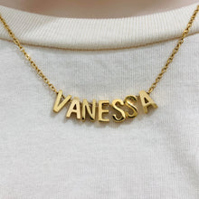 Load image into Gallery viewer, Block Letter Name Necklace
