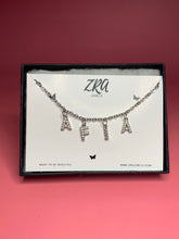 Load image into Gallery viewer, Silver Diamanté Name Necklace
