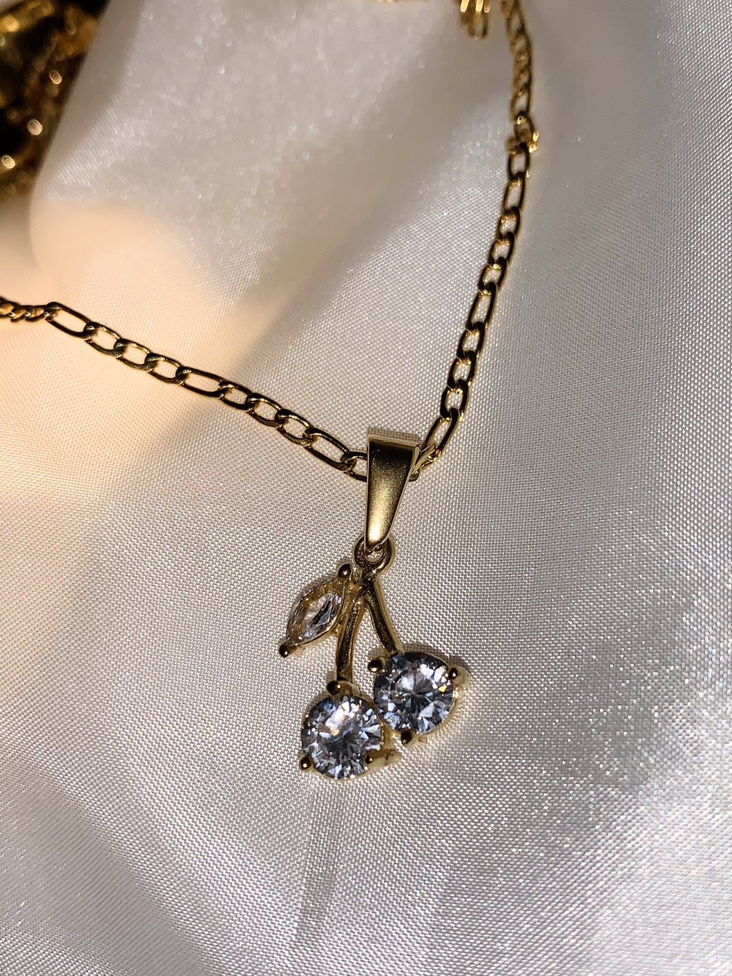 Crystal Cherry Necklace