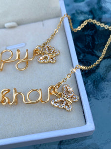 Deluxe Gold Name Necklace