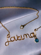 Load image into Gallery viewer, Cubic Zirconia Name Necklace
