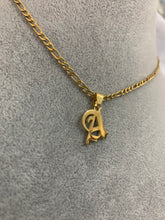 Load image into Gallery viewer, Old English Letter Necklace
