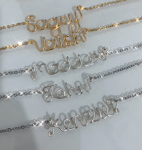 Load image into Gallery viewer, Silver Name Necklace
